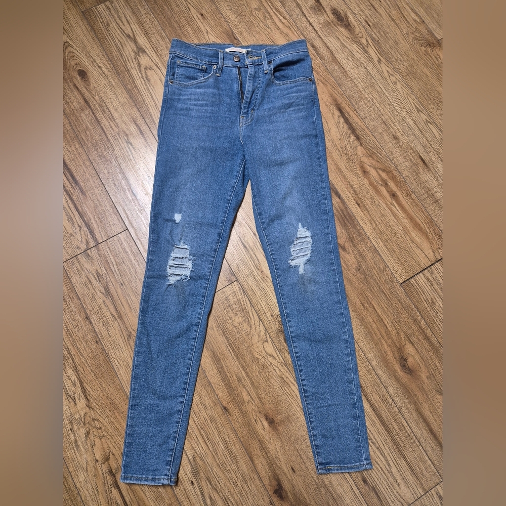 Levi's Mile High Super Skinny size 27 Medium Wash